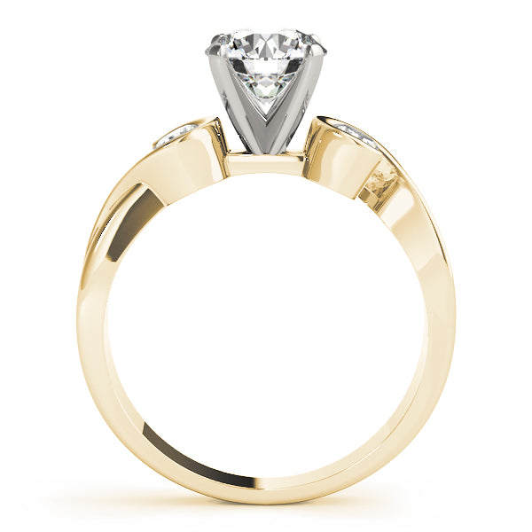 Round Three-Stone Diamond Engagement Ring · 0.24 ct tw