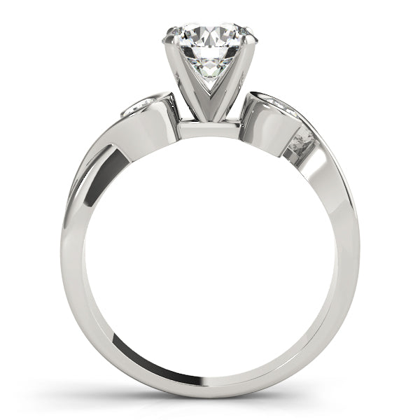 Round Three-Stone Diamond Engagement Ring · 0.24 ct tw