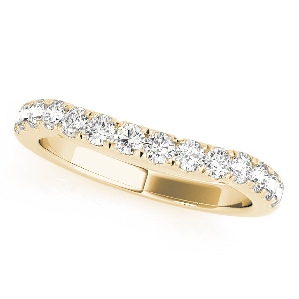 Curved Diamond Wedding Band · 0.23 ct tw