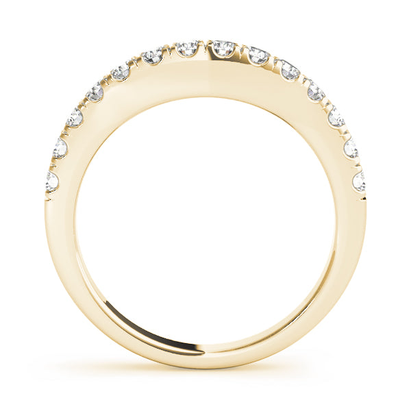 Curved Diamond Wedding Band · 0.23 ct tw