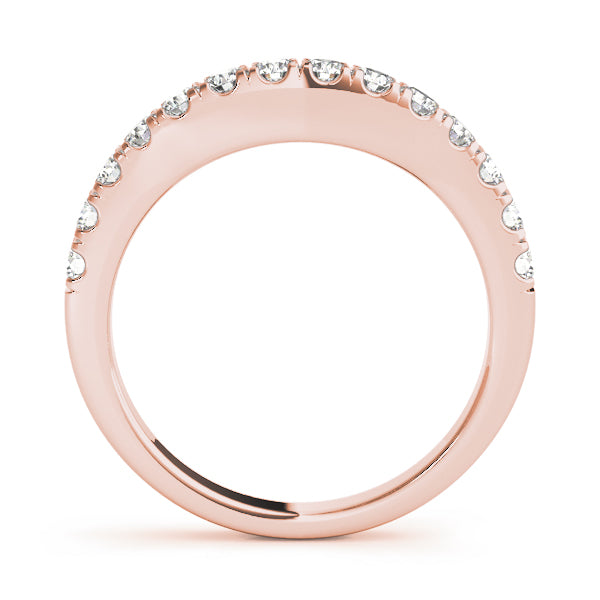 Curved Diamond Wedding Band · 0.35 ct tw