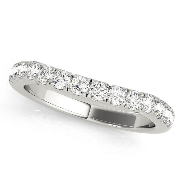 Curved Diamond Wedding Band · 0.35 ct tw