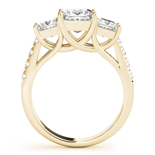 Square Three-Stone Princess Diamond Engagement Ring · 2.49 ct tw