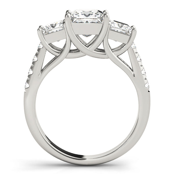 Square Three-Stone Princess Diamond Engagement Ring · 1.40 ct tw