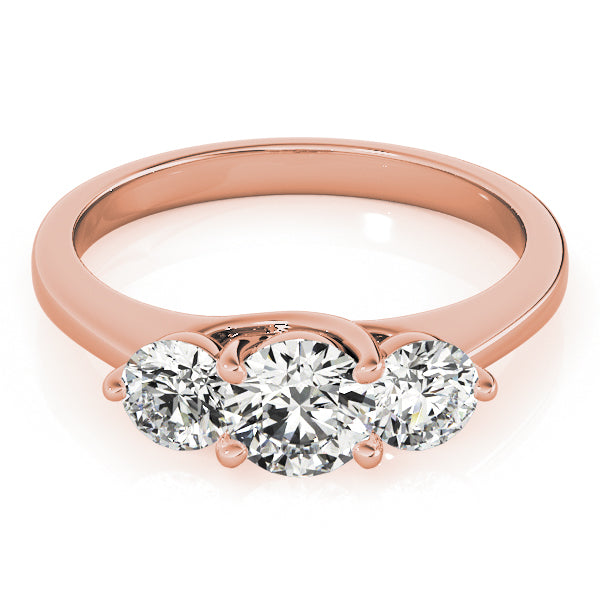Round Three-Stone Diamond Engagement Ring · 2.00 ct tw