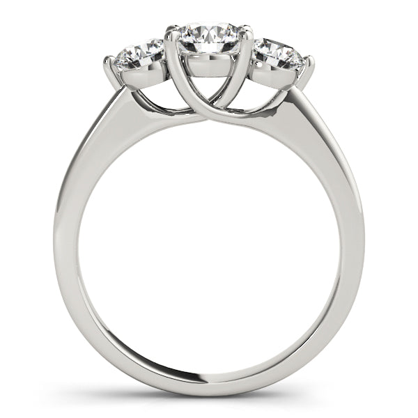 Round Three-Stone Diamond Engagement Ring · 1.00 ct tw