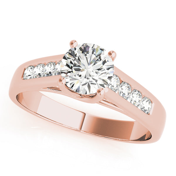 Round Trellis Diamond Engagement Ring · 1.20 ct tw