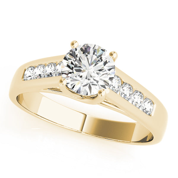 Round Trellis Diamond Engagement Ring · 0.70 ct tw