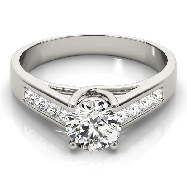 Round Trellis Diamond Engagement Ring · 0.70 ct tw