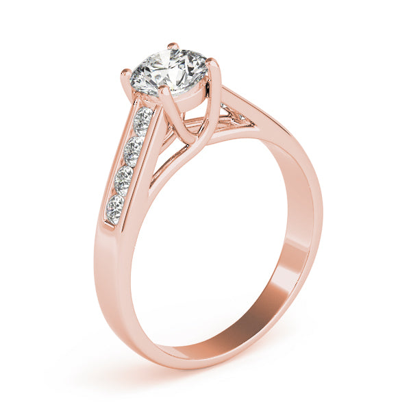 Round Trellis Diamond Engagement Ring · 1.20 ct tw