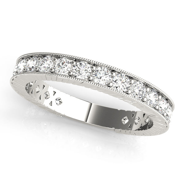 Channel Set Diamond Wedding Band · 0.77 ct tw