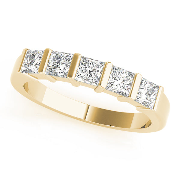 Princess Fancy Shape Diamond Wedding Band · 0.25 ct tw