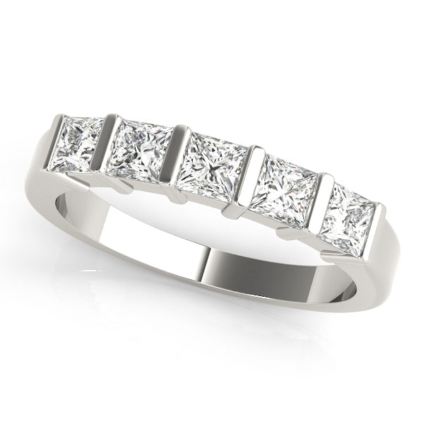 Princess Fancy Shape Diamond Wedding Band · 0.50 ct tw