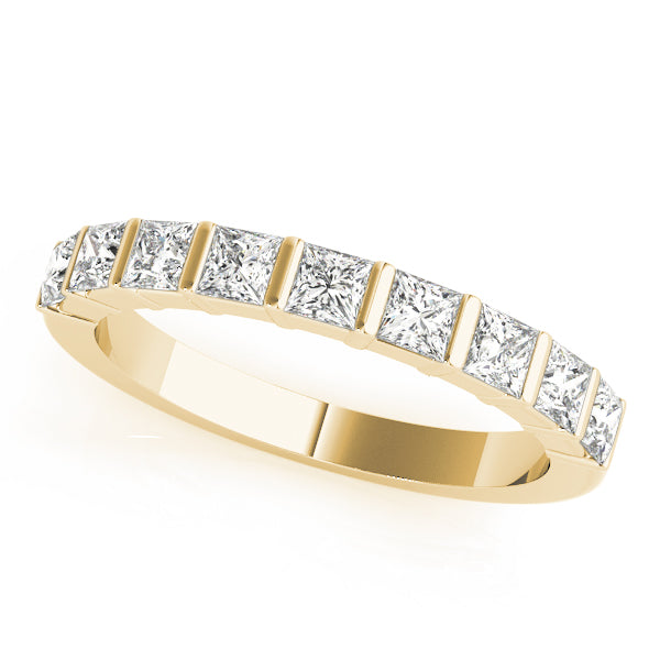 Princess Fancy Shape Diamond Wedding Band · 0.45 ct tw