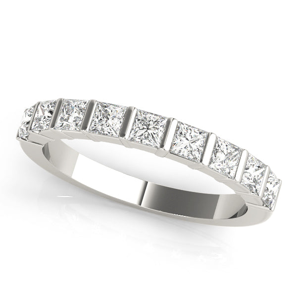 Princess Fancy Shape Diamond Wedding Band · 0.90 ct tw