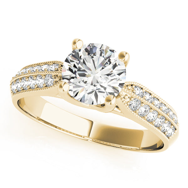 Round Trellis Diamond Engagement Ring · 1.75 ct tw