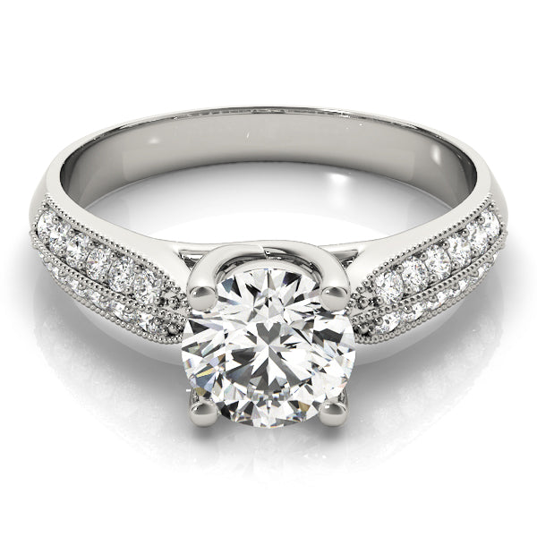 Round Trellis Diamond Engagement Ring · 2.40 ct tw