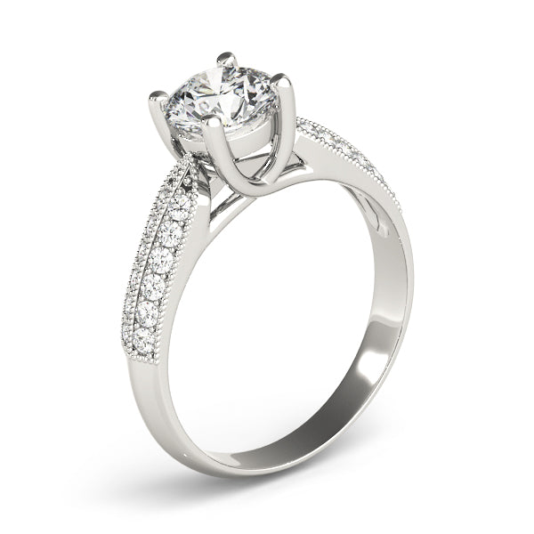 Round Trellis Diamond Engagement Ring · 2.05 ct tw
