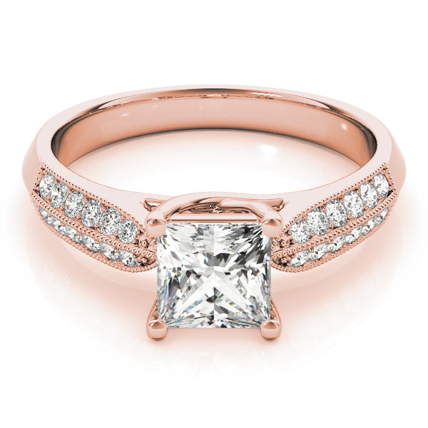 Square Trellis Diamond Engagement Ring · 2.90 ct tw