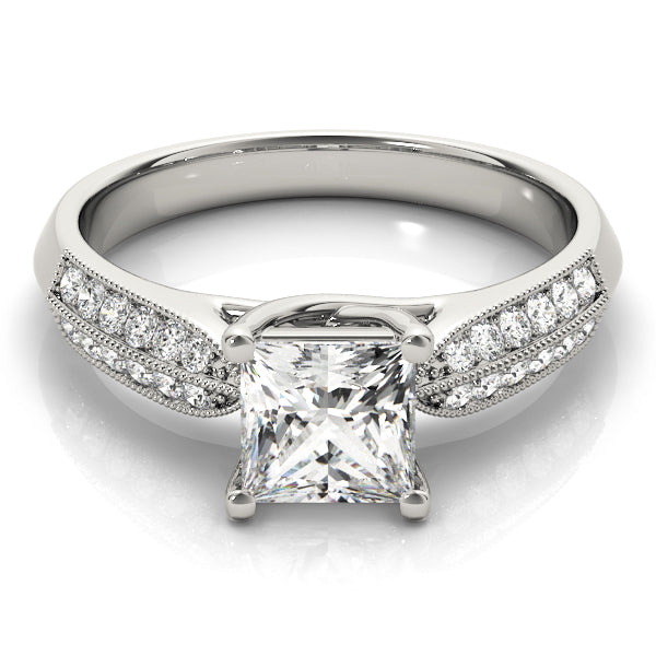 Square Trellis Diamond Engagement Ring · 2.20 ct tw