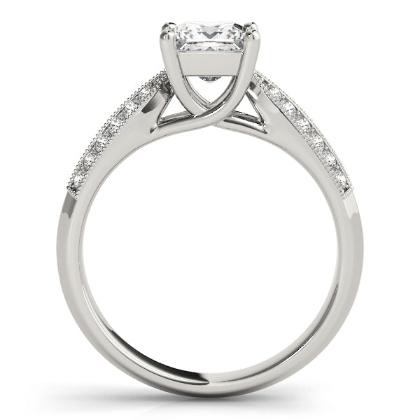 Square Trellis Diamond Engagement Ring · 2.90 ct tw