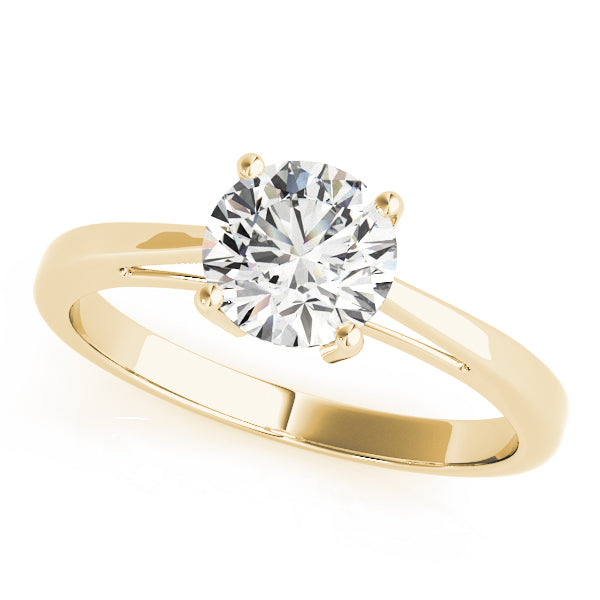 Round Diamond Solitaire Engagement Ring · 4.00 ct tw
