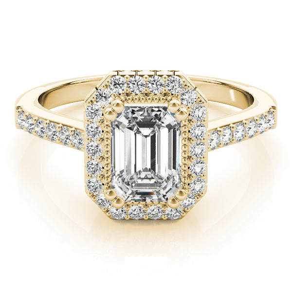 Emerald Gemstone Engagement Ring · 0.38 ct tw