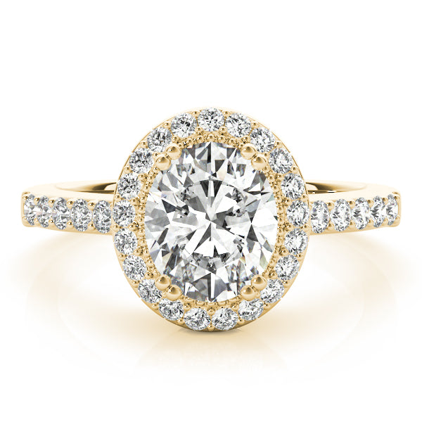 Oval Gemstone Engagement Ring · 0.25 ct tw