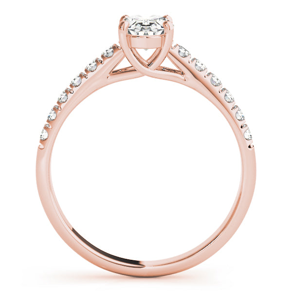 Oval Trellis Diamond Engagement Ring · 0.25 ct tw