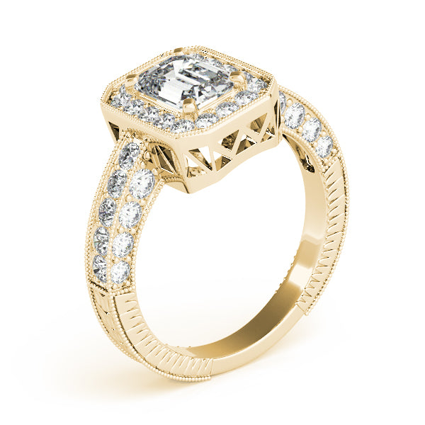 Emerald Gemstone Engagement Ring · 0.54 ct tw