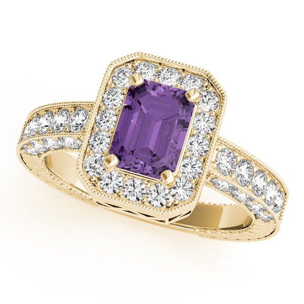 Emerald Gemstone Engagement Ring · 0.54 ct tw