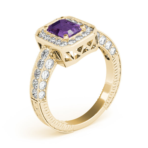 Emerald Gemstone Engagement Ring · 0.54 ct tw