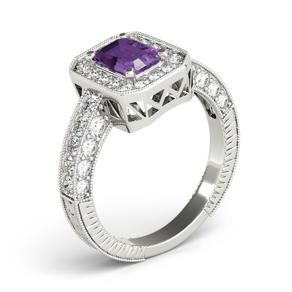 Emerald Gemstone Engagement Ring · 0.54 ct tw