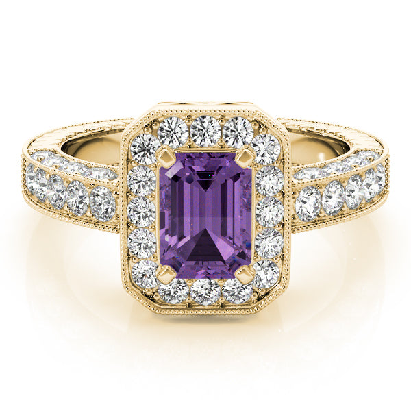 Emerald Gemstone Engagement Ring · 0.54 ct tw