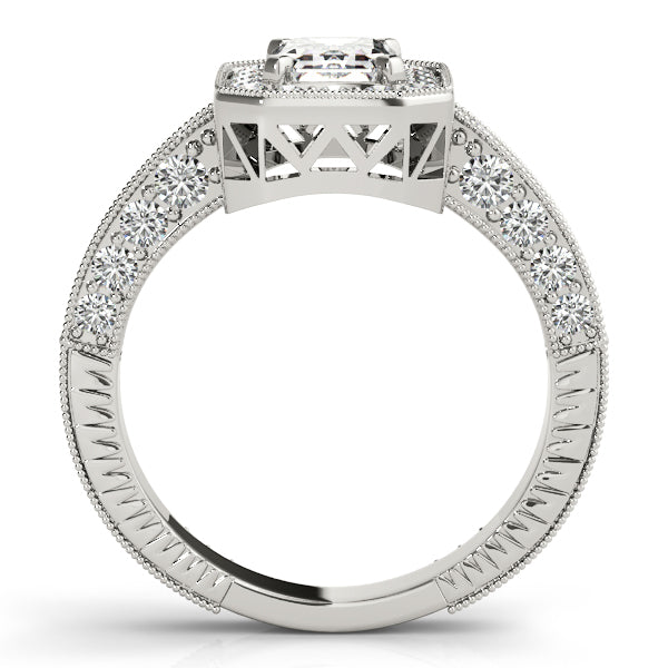 Emerald Gemstone Engagement Ring · 0.54 ct tw