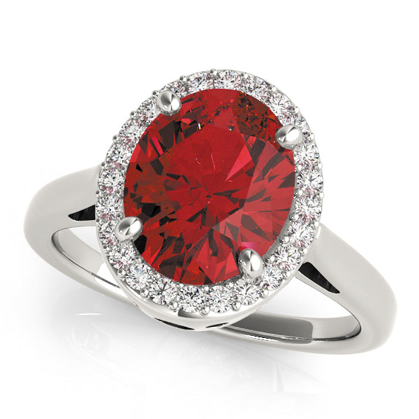 Oval Gemstone Fashion Ring · 0.24 ct tw