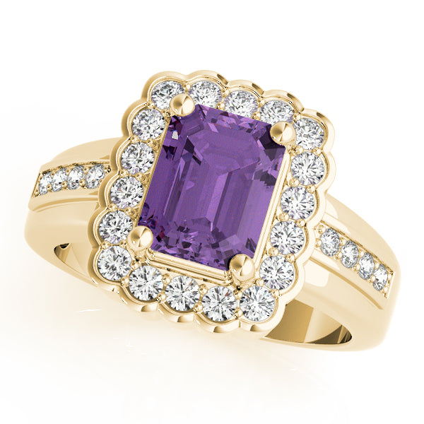Emerald Gemstone Engagement Ring · 0.26 ct tw