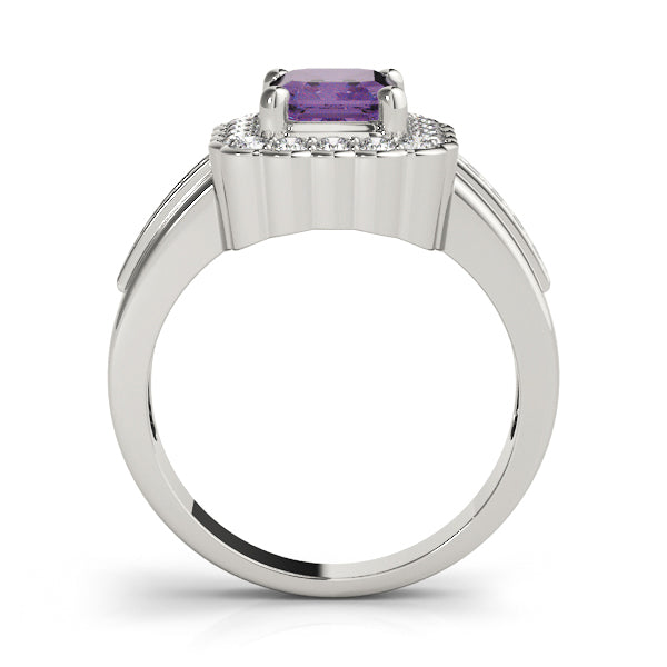 Emerald Gemstone Engagement Ring · 0.26 ct tw