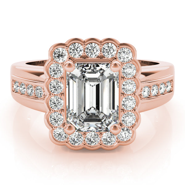 Emerald Gemstone Engagement Ring · 0.26 ct tw