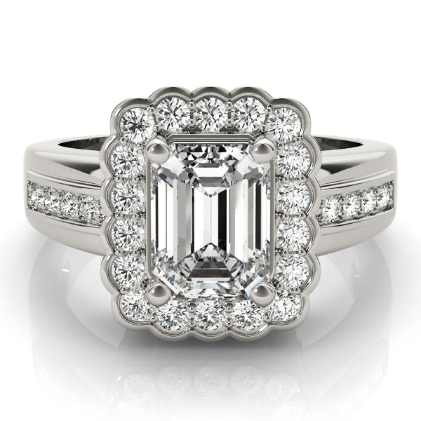 Emerald Gemstone Engagement Ring · 0.26 ct tw