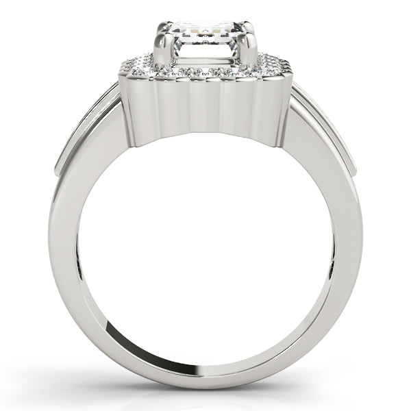Emerald Gemstone Engagement Ring · 0.26 ct tw