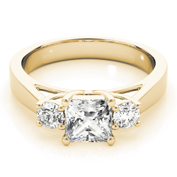 Square Three-Stone Princess Diamond Engagement Ring · 1.05 ct tw