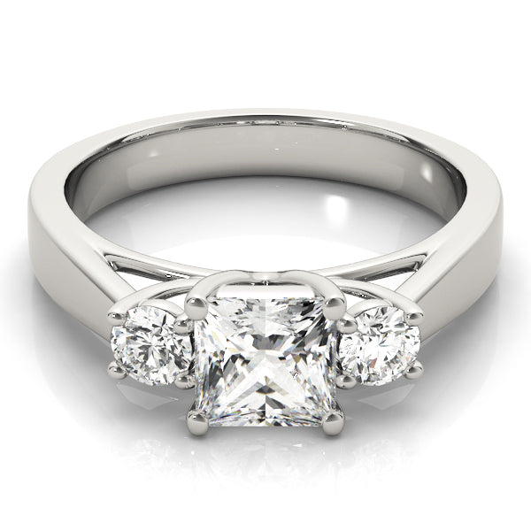 Square Three-Stone Princess Diamond Engagement Ring · 1.85 ct tw