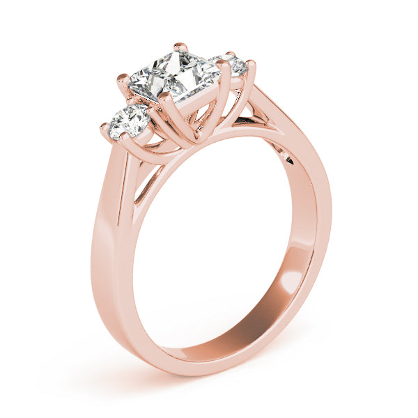 Square Three-Stone Princess Diamond Engagement Ring · 0.65 ct tw
