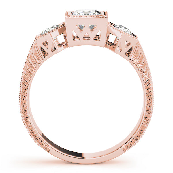 Square Three-Stone Princess Diamond Engagement Ring · 1.65 ct tw