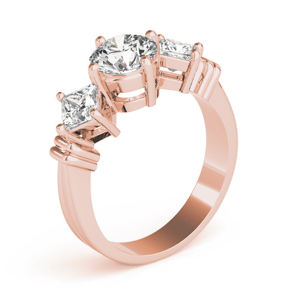 Round Three-Stone Diamond Engagement Ring · 1.82 ct tw