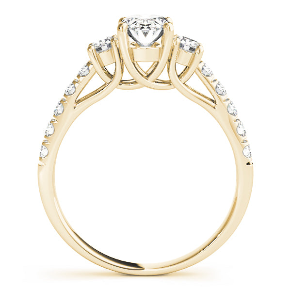 Oval Three-Stone Diamond Engagement Ring · 1.35 ct tw