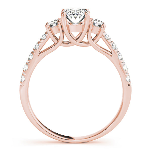 Oval Three-Stone Diamond Engagement Ring · 1.35 ct tw