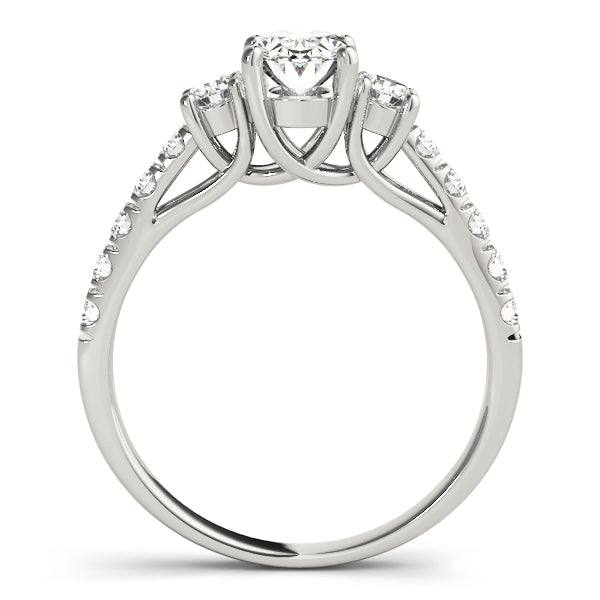 Oval Three-Stone Diamond Engagement Ring · 1.35 ct tw