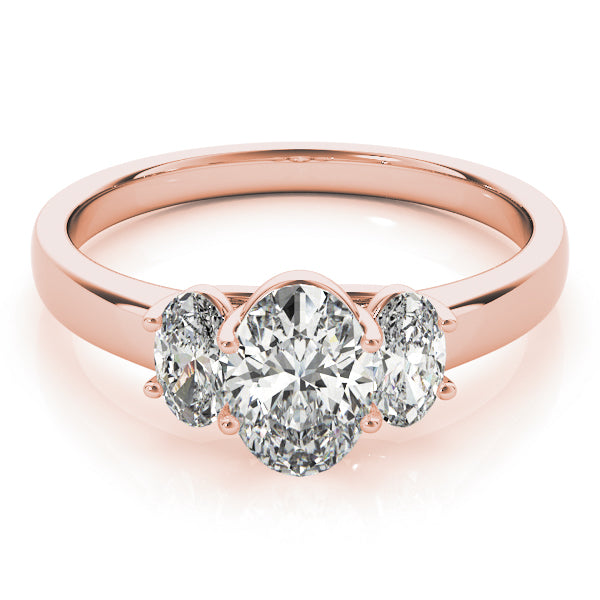 Oval Three-Stone Diamond Engagement Ring · 1.45 ct tw